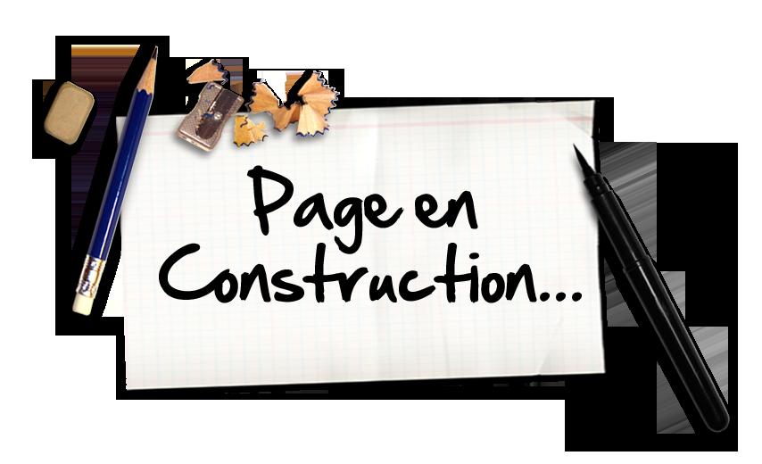 page encours de construction